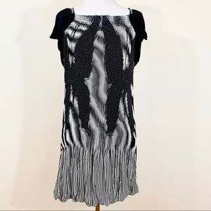 Vivienne Tam Geometric Abstract Pattern Dress